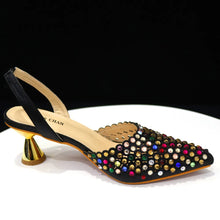 Load image into Gallery viewer, New Diamond Design Shoe and Bag Set
