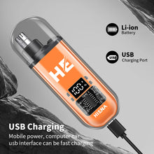 Load image into Gallery viewer, Rechargeable Nose &amp; Ear Hair Trimmer – Portable Electric USB Groomer with 1-Hour Runtime &amp; Cleaning Brush