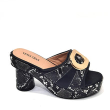 Load image into Gallery viewer, Elegant Ladies High Heels Peep Toe Shoes with Bag Set HYRE654