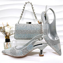 Load image into Gallery viewer, High Quality African Style Ladies Shoes And Bags Set ED125