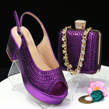 Load image into Gallery viewer, FASHION Women Shoes and Bags To Match Set HAS1-2