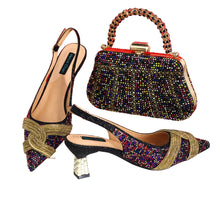Load image into Gallery viewer, Ladies Italian Design Shoes And Bag Set EDS23