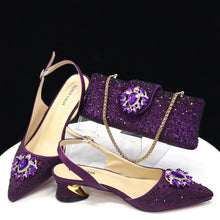 Load image into Gallery viewer, Ladies Shoes and Bags To Match Set ED129