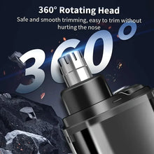 Load image into Gallery viewer, Nose &amp; Ear Hair Trimmer for Men - USB-C Rechargeable Portable Fast-Charge Grooming Kit