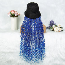 Load image into Gallery viewer, 30" Crochet Afro Dreadlocks Bucket Hat Wig | Synthetic Braided Hair | Curly Ends | Black Women