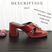 Load image into Gallery viewer, Latest Women Summer Toe Shoes and Bag Set ED135
