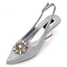 Load image into Gallery viewer, Italian Design Shoes And Bag Paired With Handmade Petal Clutches