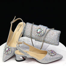 Load image into Gallery viewer, Ladies Shoes and Bags To Match Set ED129