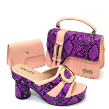 Load image into Gallery viewer, Italian Shoes And Bag Sets HTG1-9