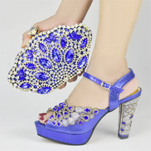 Load image into Gallery viewer, New Italian Party Shoes and Bag Set TYR56
