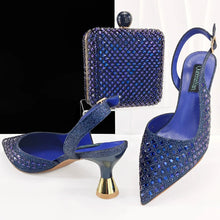 Load image into Gallery viewer, Lastest Italian Design Ladies Shoes with Matching Bag Set HZS1-1