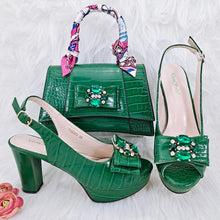 Load image into Gallery viewer, Italian Shoe and Bag Set New HFG1-23