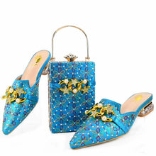Load image into Gallery viewer, Lastest Italian Ladies Shoes with Matching Bag Set HAE1-5