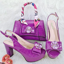 Load image into Gallery viewer, Italian Shoe and Bag Set New HFG1-23