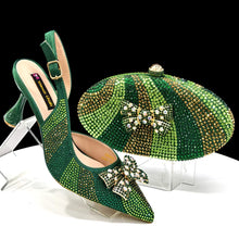 Load image into Gallery viewer, Italian Shoes And Bag Sets For Evening Party Ho1-1