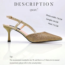 Load image into Gallery viewer, Fashion Shoulder Bag and Strap High Heels Set