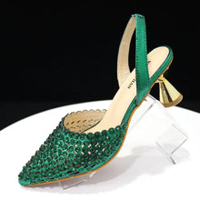 Load image into Gallery viewer, New Diamond Design Shoe and Bag Set