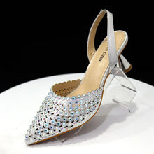 Load image into Gallery viewer, New Diamond Design Shoe and Bag Set