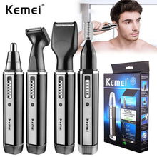 Load image into Gallery viewer, 4-in-1 Cordless Rechargeable Nose, Ear, Beard &amp; Hair Trimmer Grooming Kit