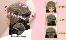 Load image into Gallery viewer, Twisted Braided Wig | Bob Twist Crochet Wig | Full Lace Braided Wig for Black Women | Kanekalon Hair