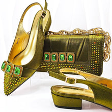 Load image into Gallery viewer, Lastest Italian Style Ladies Shoes with Matching Bag Set HMP1-9