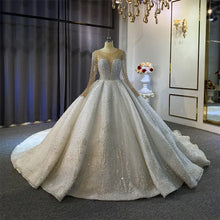 Load image into Gallery viewer, New Elegant Bridal Gowns With Pearl FSM-224T