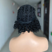 Load image into Gallery viewer, Short Box Braided Wig | Kinky Twist Crochet Wig | Heat Resistant | Synthetic Braids for Black Women