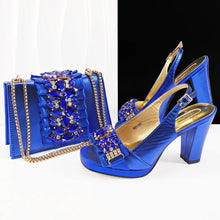 Load image into Gallery viewer, Lastest Italian Shoes with Matching Bag Set HFG1-2