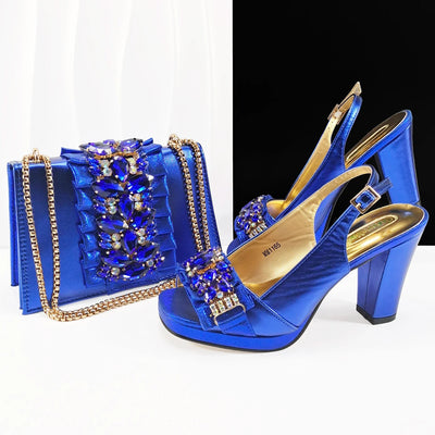 Lastest Italian Shoes with Matching Bag Set HFG1-2