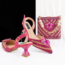 Load image into Gallery viewer, Hot Matching Women Shoe and Bag Set EDHFG1-1