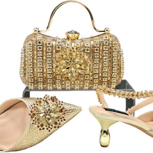 Load image into Gallery viewer, Lastest Italian Ladies Shoes with Matching Bag Set HKK1-62