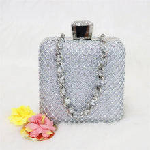 Load image into Gallery viewer, New Silver Versatile Party Ladies Shoes And Bag Set