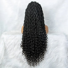 Load image into Gallery viewer, Goddess Box Braids Wig | Curly Ends | Full Lace | Crochet Hair | Black Women