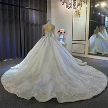 Load image into Gallery viewer, New Elegant Bridal Gowns With Pearl FSM-224T