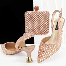 Load image into Gallery viewer, Lastest Italian Design Ladies Shoes with Matching Bag Set HZS1-1