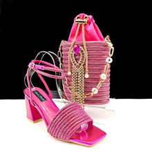 Load image into Gallery viewer, Lastest Ladies Shoes with Matching Bag Set  HJJ1-23