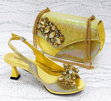 Load image into Gallery viewer, Newest Style Elegant Women High Heels And Bag Set EDS345