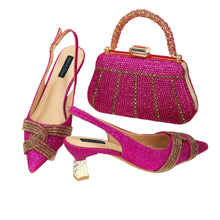 Load image into Gallery viewer, Ladies Italian Design Shoes And Bag Set EDS23