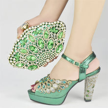 Load image into Gallery viewer, New Italian Party Shoes and Bag Set TYR56