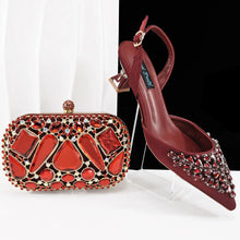 Load image into Gallery viewer, New Italian Shoe and Bag Set New HZX1-6