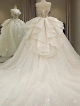 Load image into Gallery viewer, New Off Shoulder Wedding Dress Luxury Bridal Gown EDW324