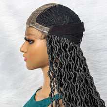Load image into Gallery viewer, Goddess Box Braids Wig | Curly Ends | Full Lace | Crochet Hair | Black Women