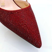 Load image into Gallery viewer, Fashion Shoulder Bag and Strap High Heels Set