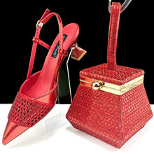 Load image into Gallery viewer, Women Shoes and Bags To Match Set HAS1-32