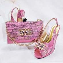 Load image into Gallery viewer, Charming Shoes And Bag Matching Set HN1-1