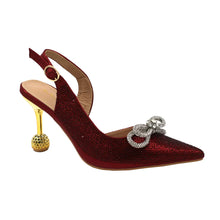 Load image into Gallery viewer, High-Quality Ladies Sandal Shoes Matching Bag Set EDR321