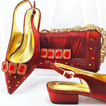 Load image into Gallery viewer, Lastest Italian Style Ladies Shoes with Matching Bag Set HMP1-9