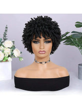Load image into Gallery viewer, Short Afro Faux Dreads Wig | Heat Resistant Synthetic Braids | Unisex Wig for Black Women &amp; Men