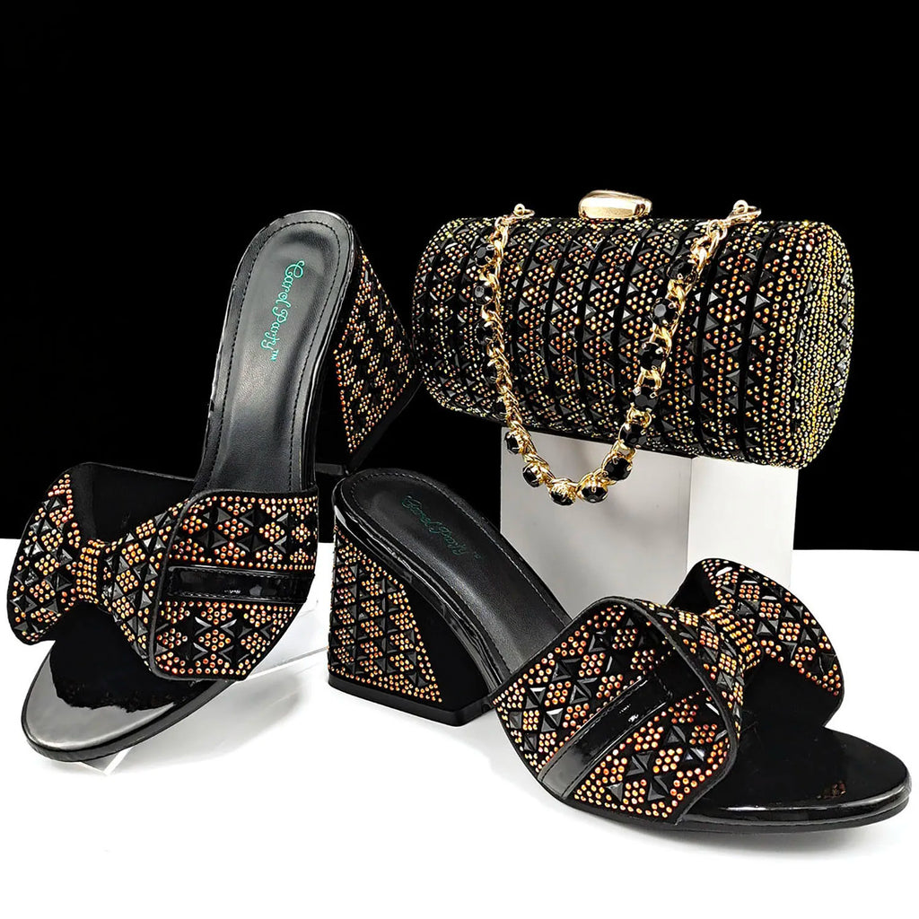 High Quality Ladies Shoes And Bags Set HJJ1-10