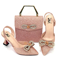 Load image into Gallery viewer, Latest Ladies Shoes and Matching Bag Set ED1-9